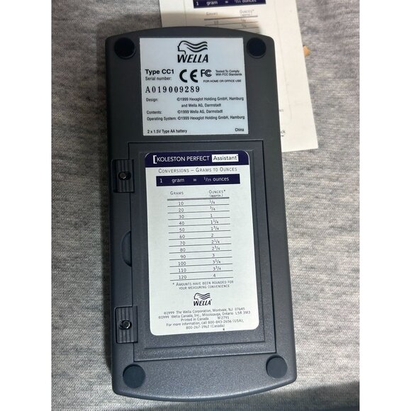 Koleston Perfect Assistant Wella Hair 1999 with Chip Card Working Lot of 2 - Picture 5 of 6